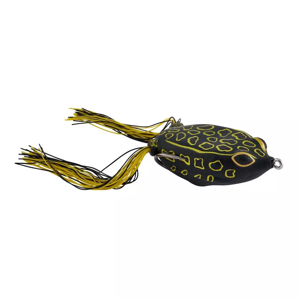 Berkley Swamp Lord Junior Hollow Body Frog 1/2 oz. 2.25in Voodoo Black