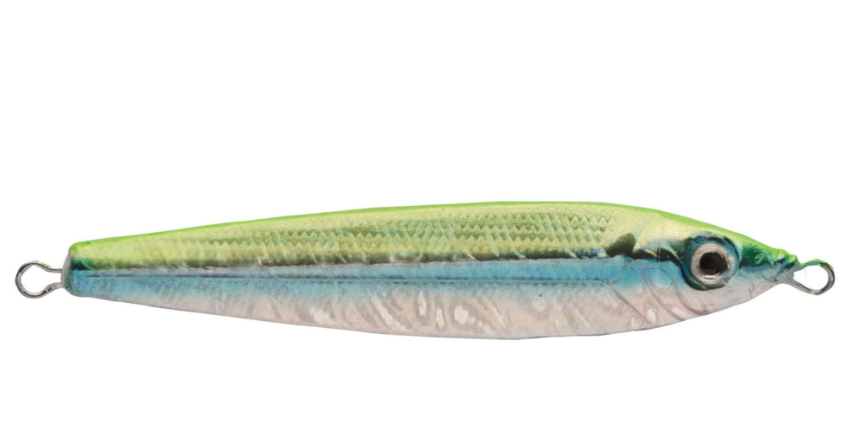 P-Line Laser Minnow 2oz Chart/Silver Blue
