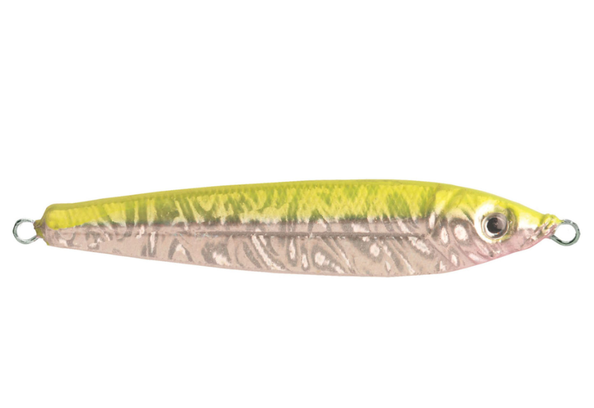 P-Line Laser Minnow 1oz Super Chart/Silver