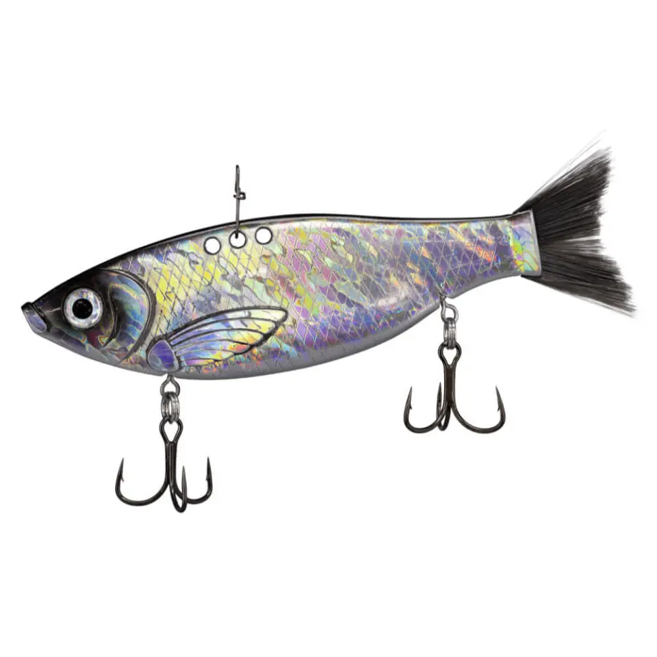 Bill Lewis Big Gizz2 3/16oz Chrome Black Shad
