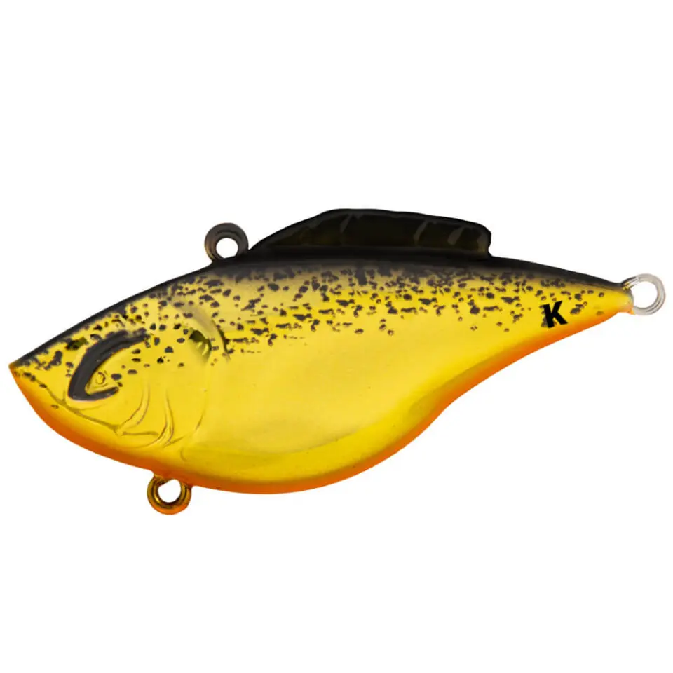 Bill Lewis Knockin' Hammer Trap - 5/8oz - Gold Blk Splatter Back/Org Belly