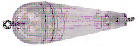 Rainbow Torpedo Float 1/8oz Clear 12ct