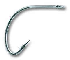 Mustad Wide Gap Hook Nickle 8ct Size 5/0