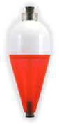 Rainbow A-Just-A-Bubble Float 3/8 Red/White Blister