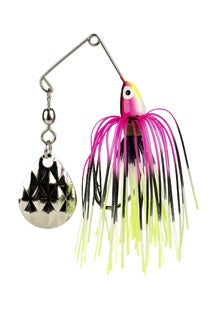 Strike King Mini-King Spinnerbait Pink Red Blk Wht Chrt