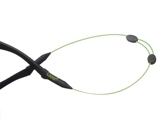 Cablz Sunglass Holder MonoZ ZIPZ Fluorescent Green 14"