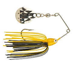 Strike King Mini-King Spinnerbait Yellow Head BlackYellow Skirt