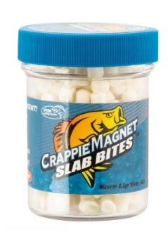 Leland Crappie Magnet Slab Bites White