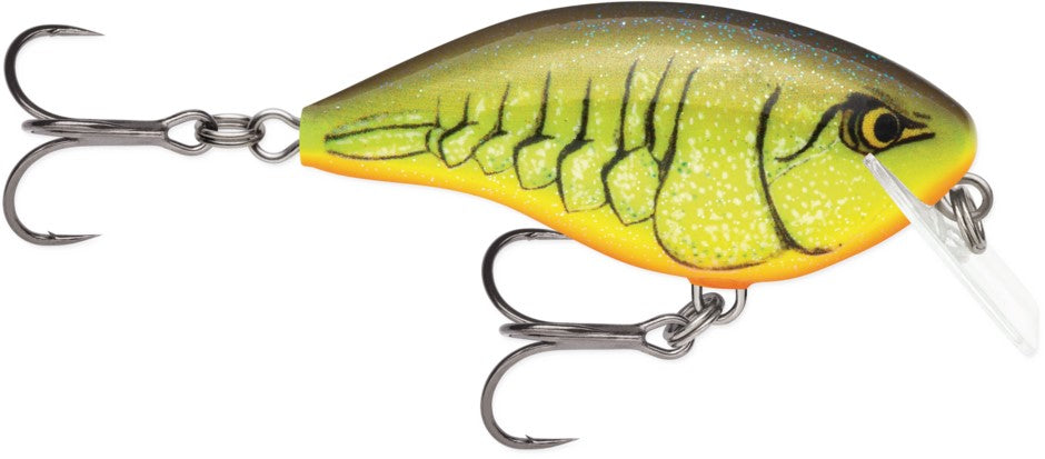Rapala Ott Garage Rocco 05 Chartreuse Rootbeer Crawdad