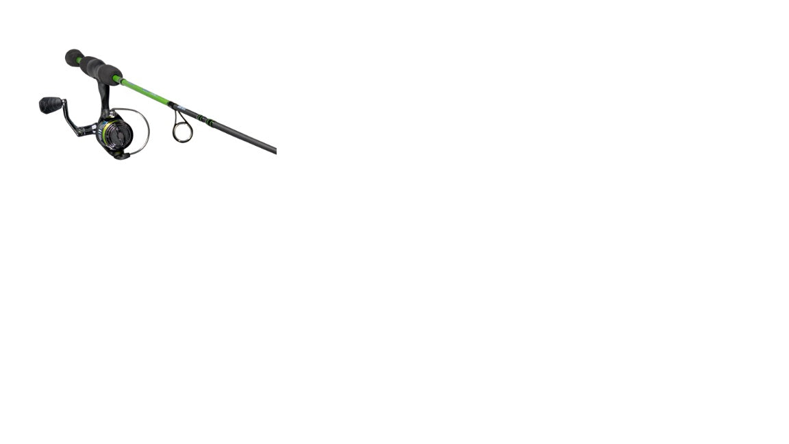 Lews Crappie Thunder 6'6" 2pc Rod 75 Reel Spinning Combo