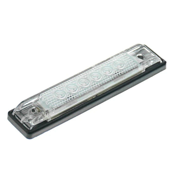 TH Marine Slim Line Ii 4" Low Profile Led Strip Light, 3528 Led Blue / 2 Pcs X #4 X 22Mm Ss Screw