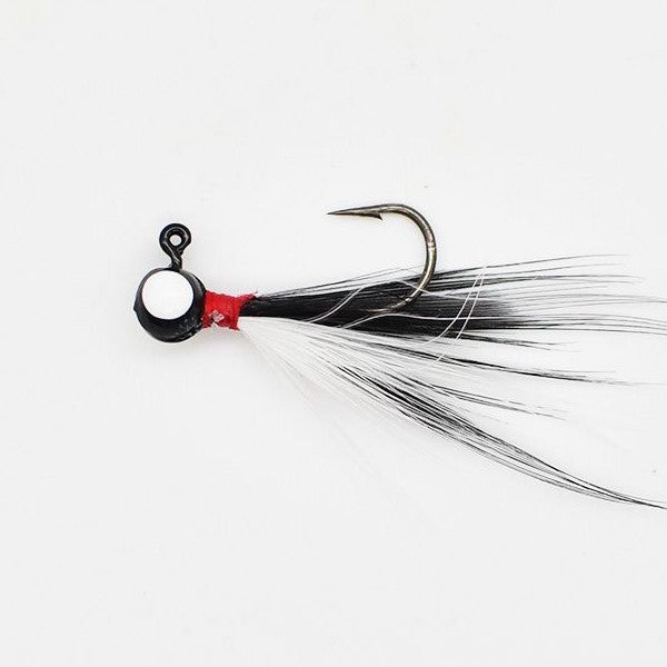 Leland Pop Eye Jig 1/32 2ct Black/White-Black