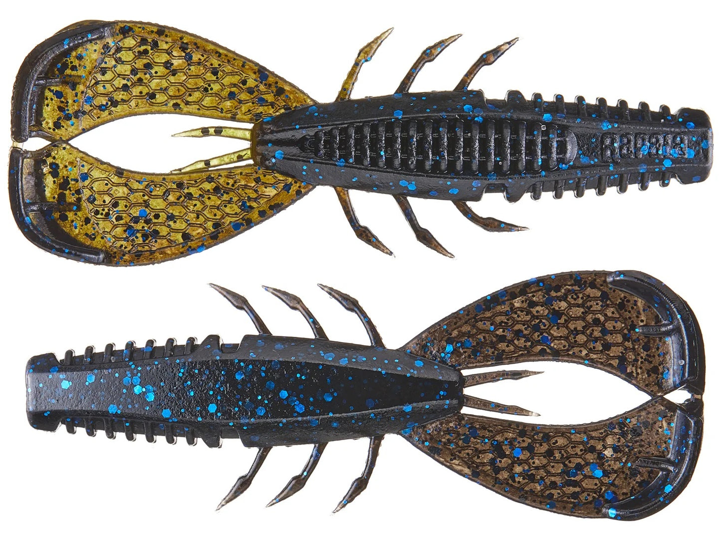 Rapala CrushCity Cleanup Craw 3.5in 7ct Black Blue Green Pumk