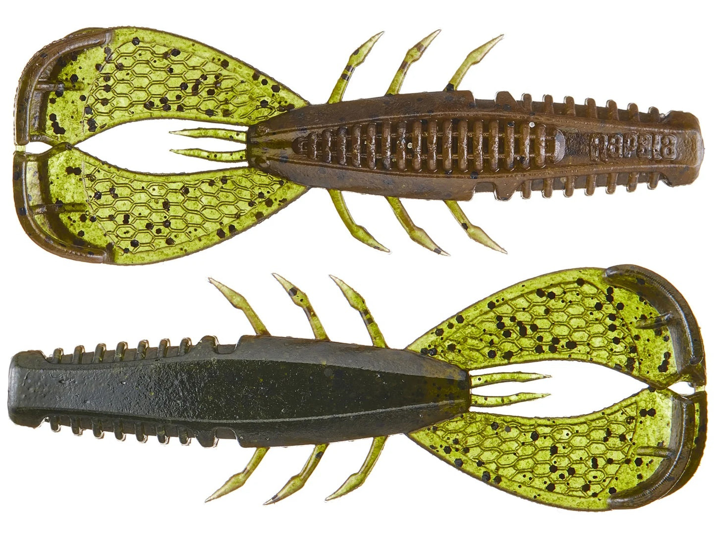 Rapala CrushCity Cleanup Craw 3.5in 7ct Grn Pumpk Watermelon