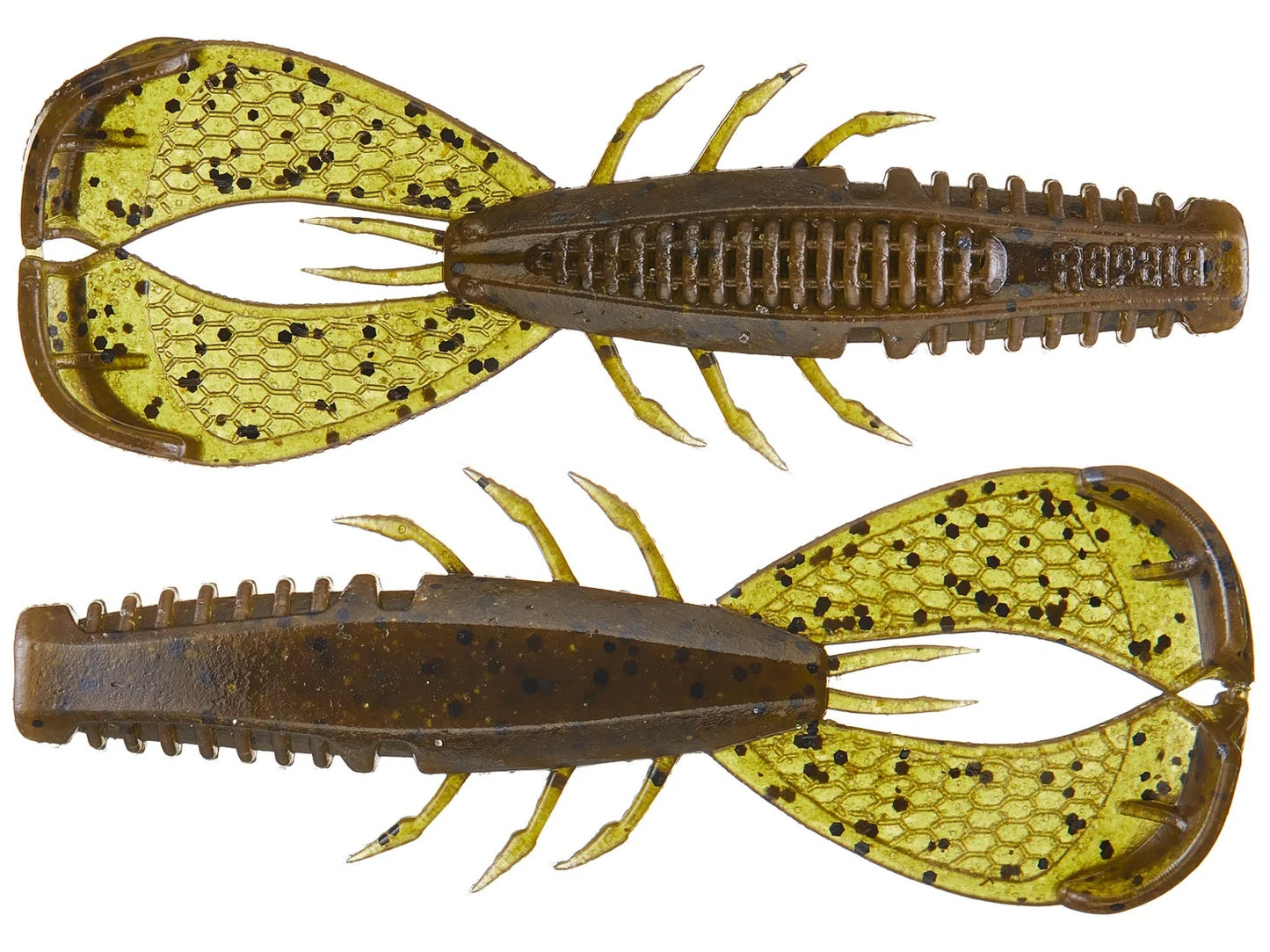 Rapala CrushCity Cleanup Craw 3.5in 7ct Green Pumpkin