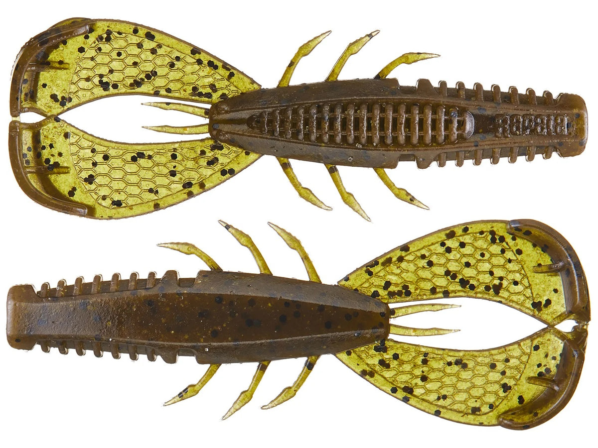 Rapala CrushCity Cleanup Craw 3.5in 7ct Green Pumpkin
