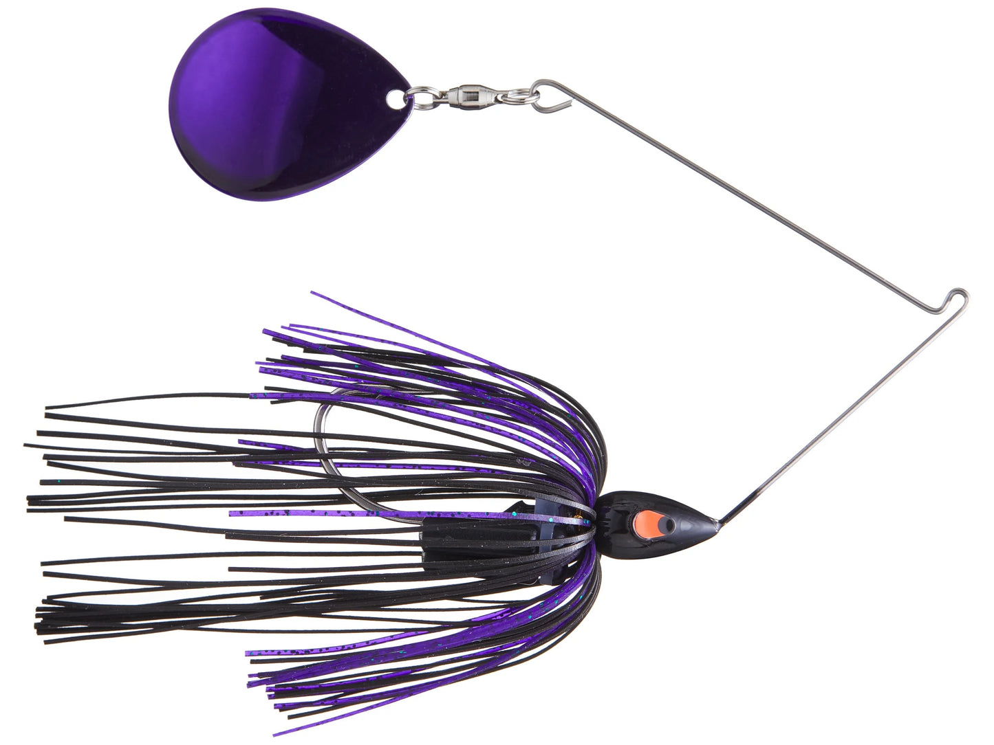 War Eagle Night Time Spinnerbait 1/2oz Black Purple