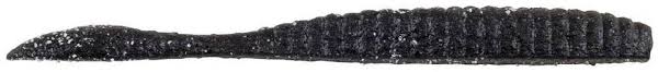 Berkley PowerBait® MaxScent Flat Worm 3.6in Black 10ct