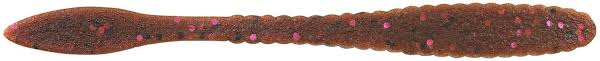 Berkley PowerBait® MaxScent Flat Worm 4.5in Cinnamon Purple 10ct