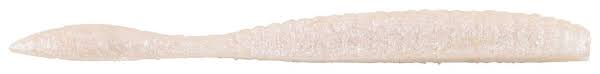 Berkley PowerBait® MaxScent Flat Worm 4.5in White Pearl 10ct