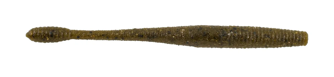 Berkley PowerBait® MaxScent Hit Worm 4.5in Green Pumpkin 10ct