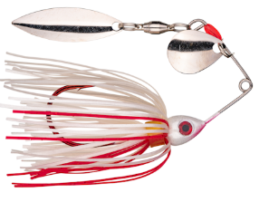 Strike King Bleeding Mini-King Spinnerbait Bleeding White