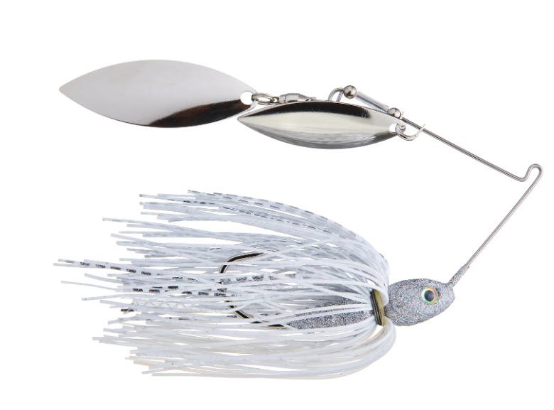 Strike King Tour Grade Spinnerbait 1/2 oz Willow/Willow / White/Silver