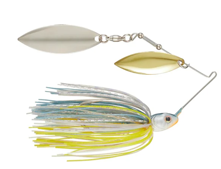 Strike King Tour Grade Spinnerbait 3/8 oz Willow/Willow Sexy Shad 2.0