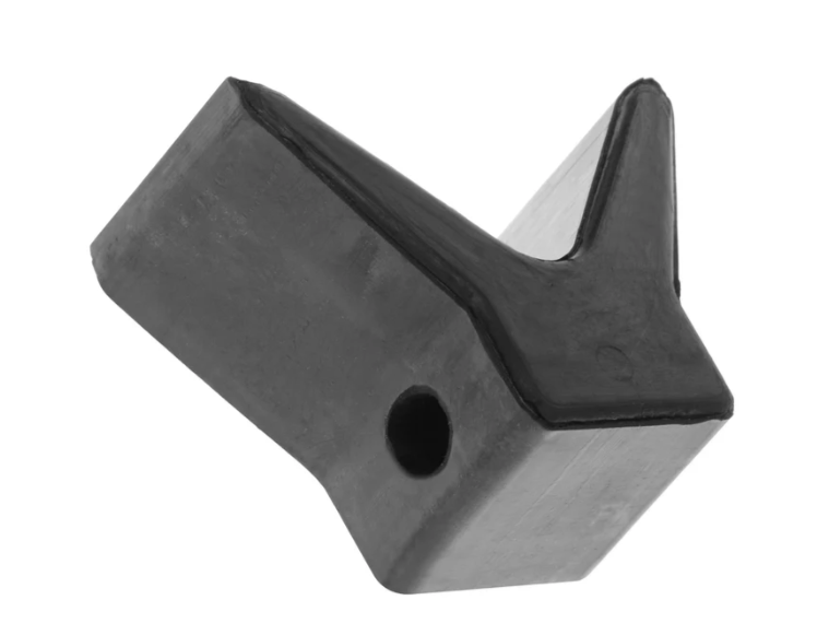 TH Marine Bow Stop Rubber 2"X2" Blk<br>