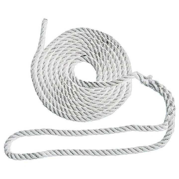 TH Marine Dock Line 3/8in x 15ft 3-Strand Nylon White