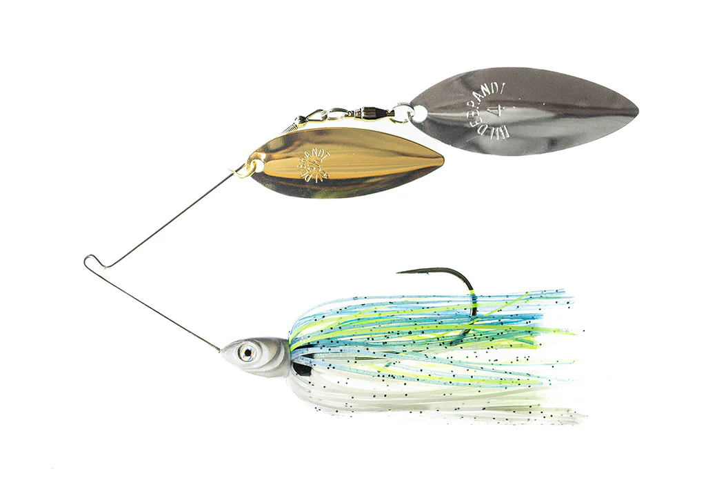 Dirty Jigs Compact Spinnerbait, Citrus Shad, 1/2oz