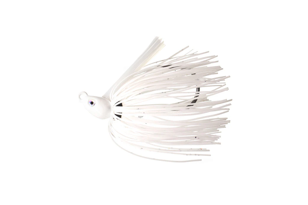 Dirty Jigs No-Jack Swim Jig, White, 3/8oz