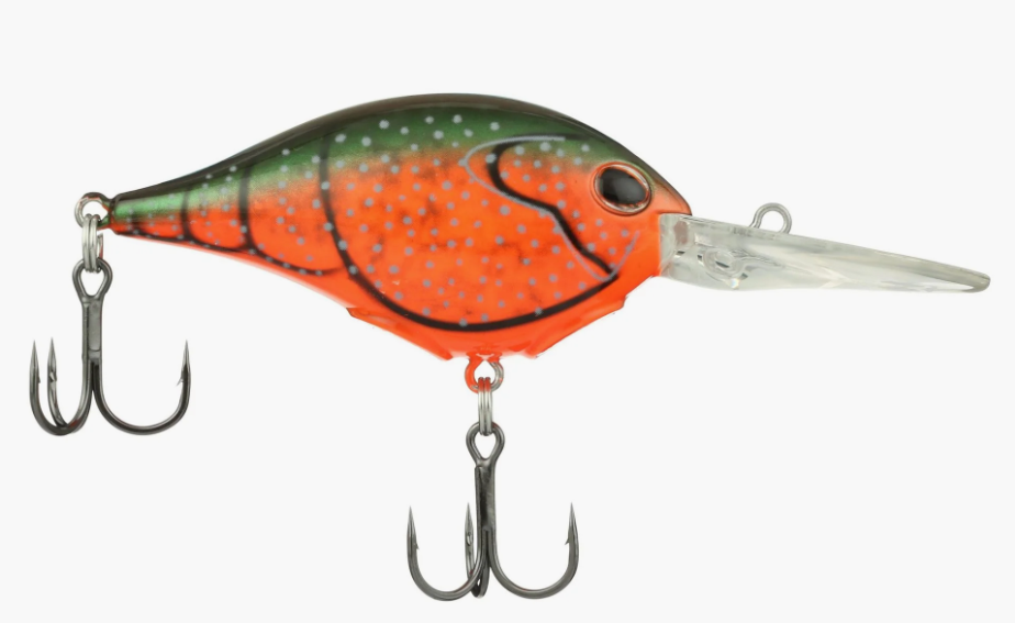 Berkley Dime Size 10, 3/5oz 2.75in Dives 10-12ft Red Swamp Craw