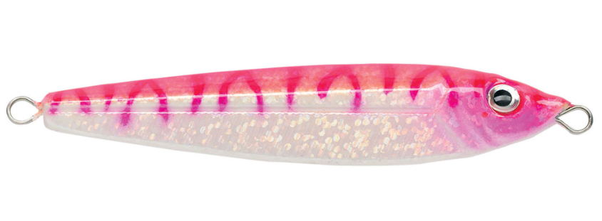 P-Line Laser Minnow 2oz Dbl Glow/Pk Tiger