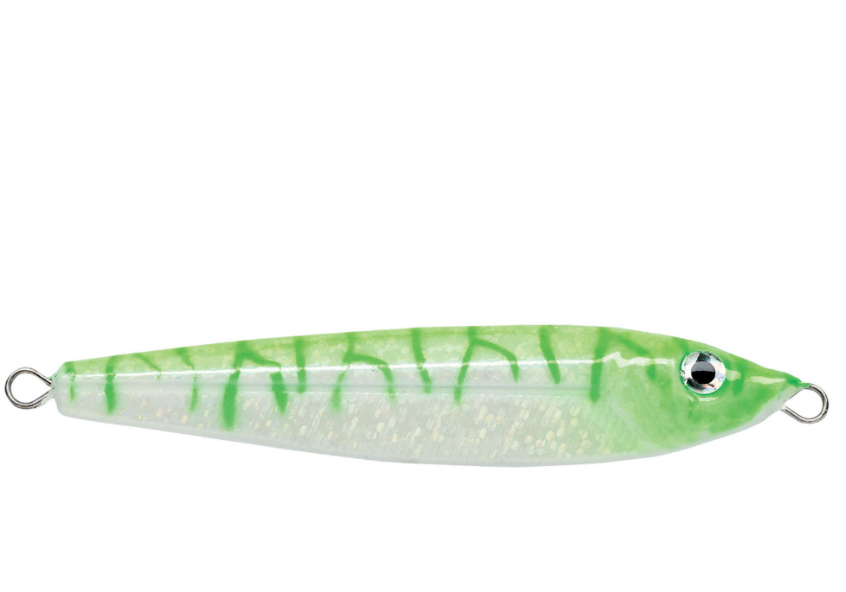 P-Line Laser Minnow 2oz Dbl Glow/Green Tiger