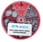 Pucci Removeable Split Shot Sinker Assortment 124pc