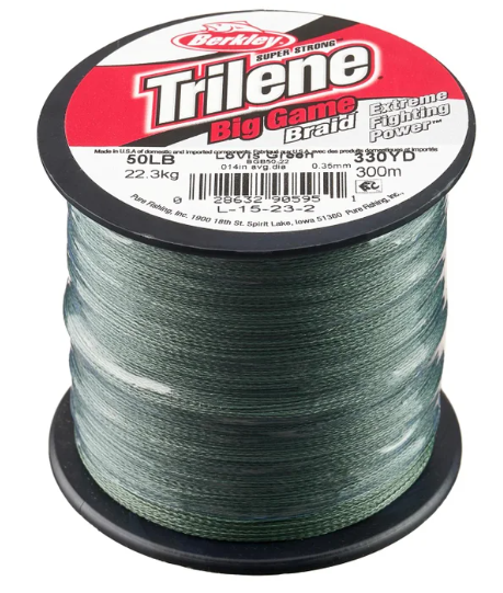Berkley Trilene Big Game Braid Low Vis Green 30lb 330yds