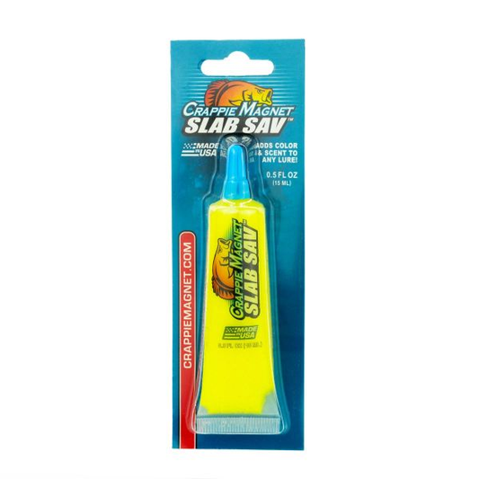Leland Crappie Magnet Slab Sav .5oz Chartreuse