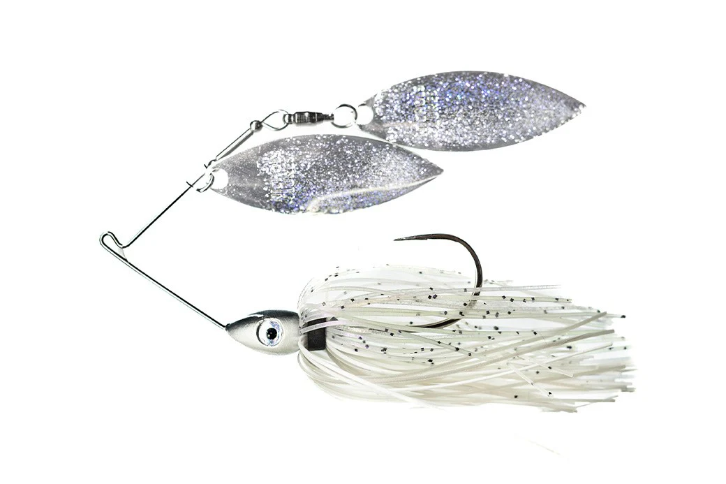 Nichols Dirty Flake Spinnerbait, Albino, 3/8oz