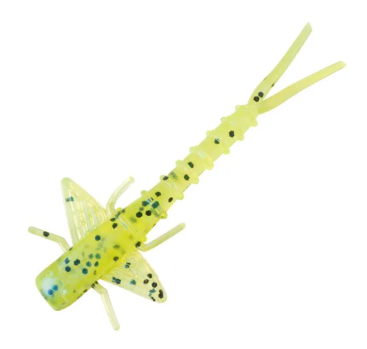 Bobby Garland Itty Bit Mayfly 1.25" 20ct Shimmer Shad