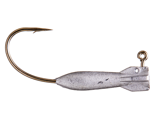Missile Hover Jig Head 3/16oz 2/0 Gama Hook Unpainted