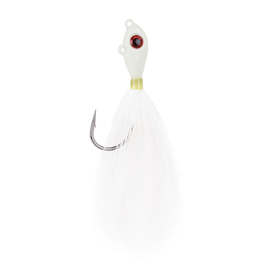 Mustad Big Eye Bucktail 1/4oz Glow