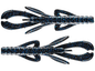 Strike King Rage Hawg  4" Black Blue Flake