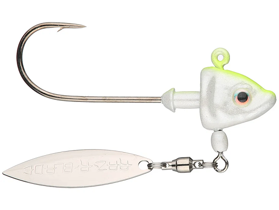 Strike King Tour Grade Spin Head 3/8oz Chartreuse White