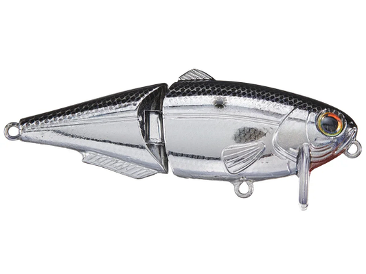Strike King Wake Shad Topwater Bait Mirage Chrome Black