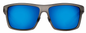 Flying Fisherman Kingfisher Floating Sunglasses Matte Gray / Smoke Blue Mirror