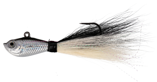 Lazer Sharp Fish Head Bucktail Jig Shad - 1/2oz. - sz. 3/0