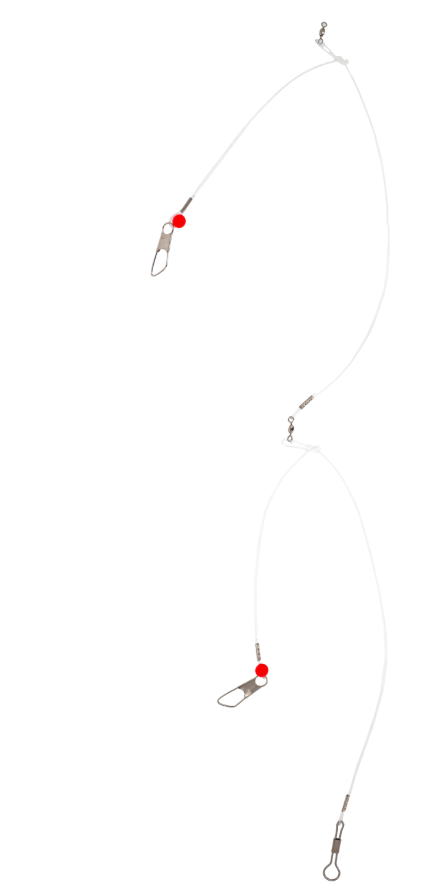 Double  Drop Rig 2 Beads 60 lb Mono
