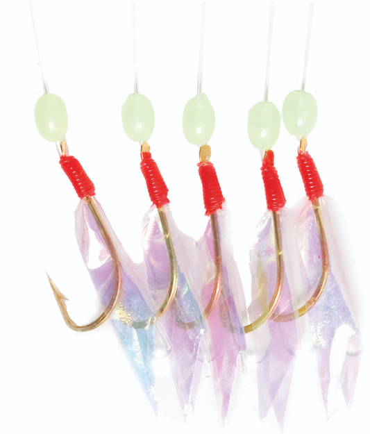 Eagle Claw Sabiki Rigs White/Glow Size 6