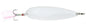 Nichols 5in Lake Fork Flutter Spoon Snow 1-1/8oz